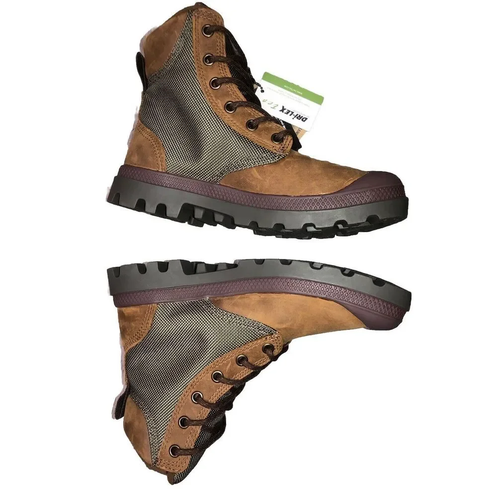 Palladium Boots Women's 6 Bridle Brown Pampa Sport Cuff  Waterproof 37 NEW‎